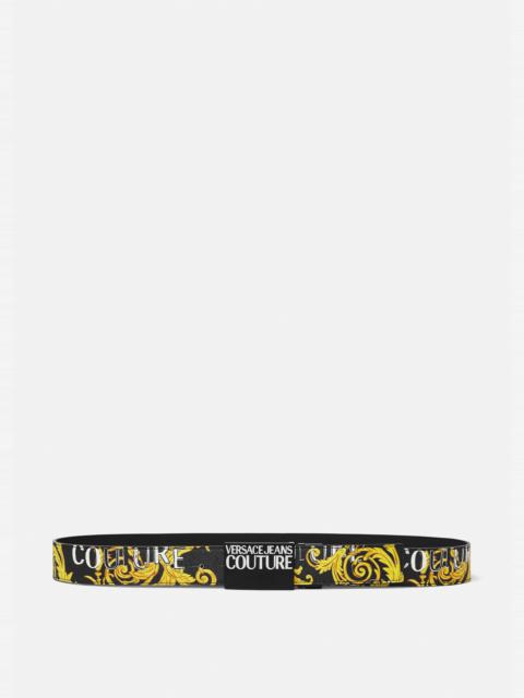 VERSACE JEANS COUTURE Reversible Logo Couture Belt