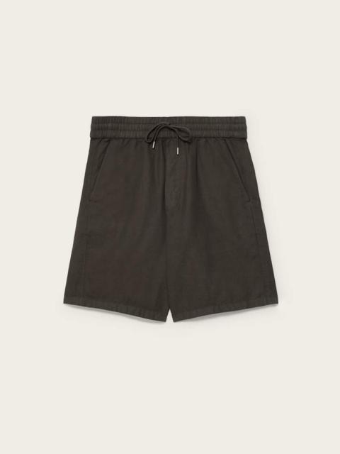 ALLSAINTS HANBURY LINEN BLEND RELAXED FIT SHORTS