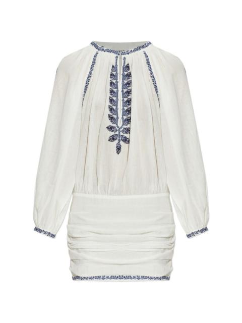 Isabel Marant Étoile Ludy embroidered-detail mini dress