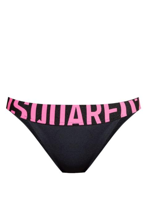 DSQUARED2 logo-waistband bikini bottoms