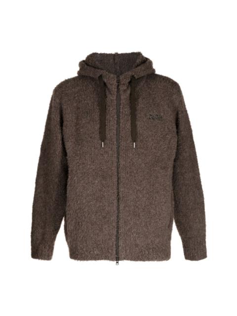 Comme des Garçons Homme logo-embroidery hooded jacket