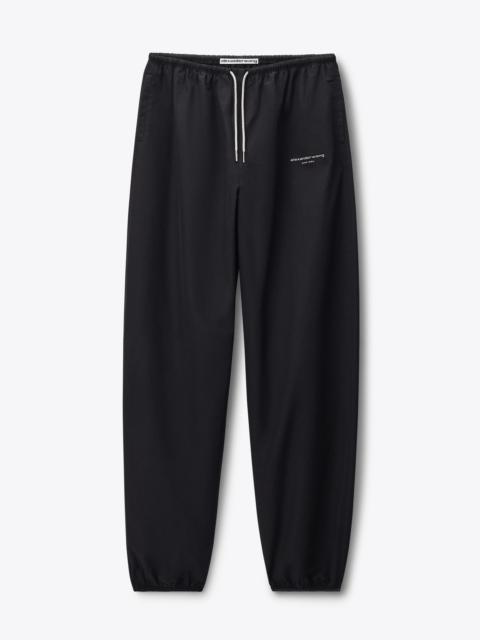 Alexander Wang CRYSTAL DRAWCORD MID-RISE TRACK PANT