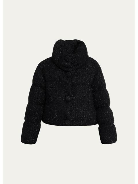 Moncler Almee Teddy Short Down Jacket