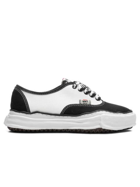 Maison MIHARAYASUHIRO BAKER LOW TOP SNEAKERS - BLACK/WHITE