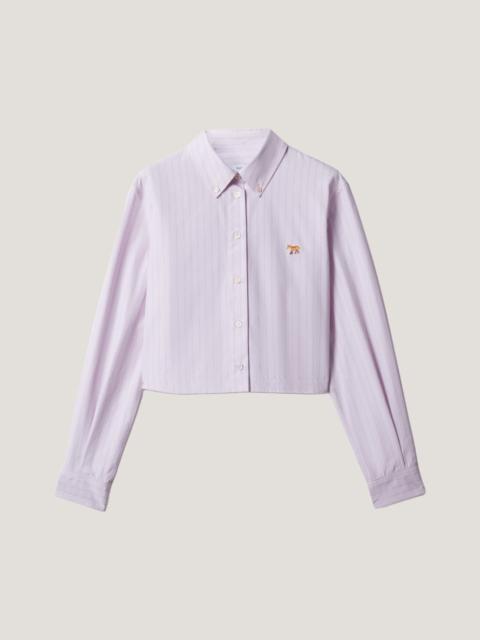 Maison Kitsuné BABY FOX CROPPED SHIRT