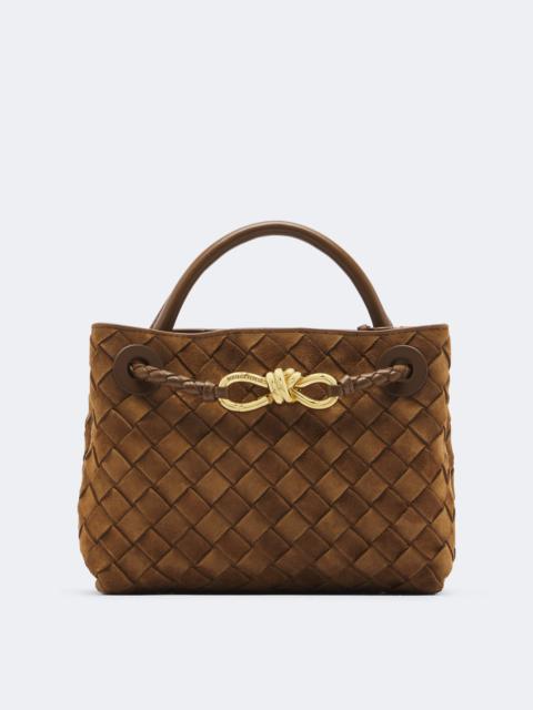 Bottega Veneta Andiamo Mini suede top-handle bag