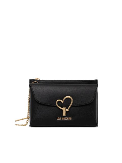 Moschino heart-appliqué cross body bag