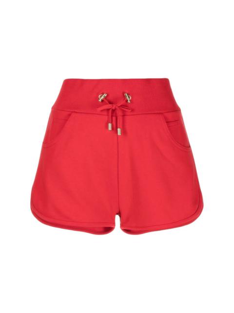 Balmain contrast-pocket drawstring shorts