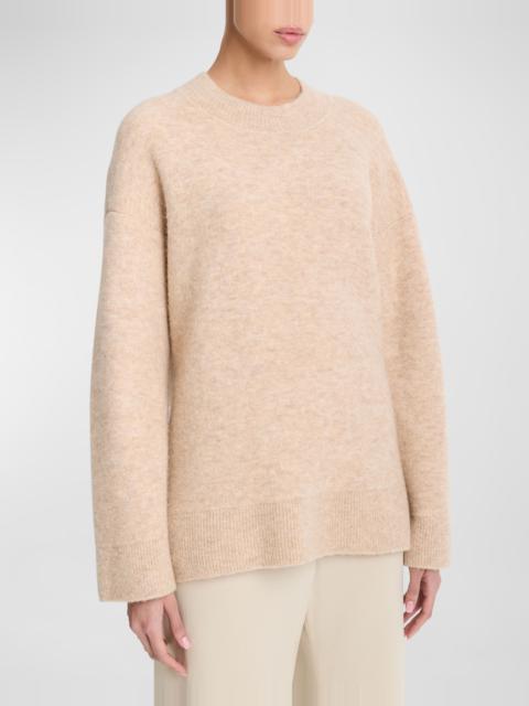 Soft Textured Crewneck Sweater