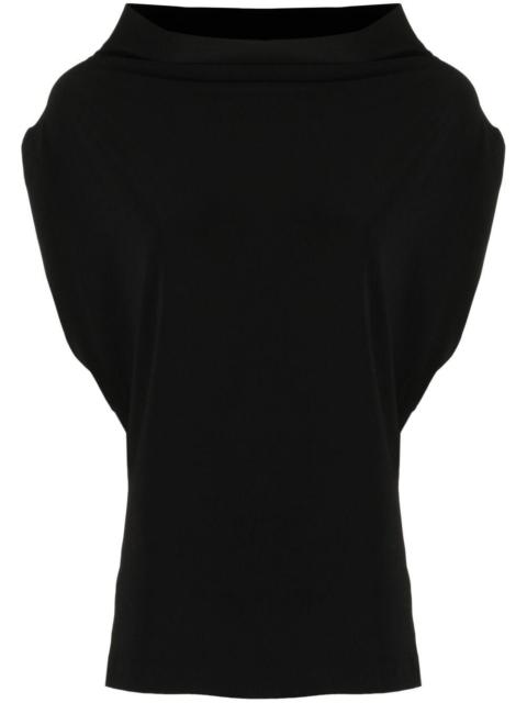 NORMA KAMALI wide-neck sleeveless top