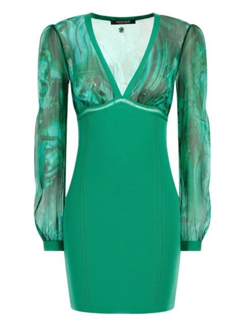 Roberto Cavalli abstract-print mini dress