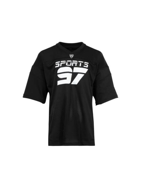V-neck jersey