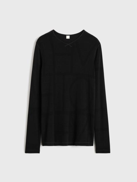 Totême Monogram knit top black