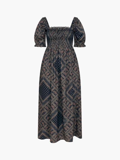 Hill House Home The Scarlett Nap Dress - Carnaby Scarf Navy