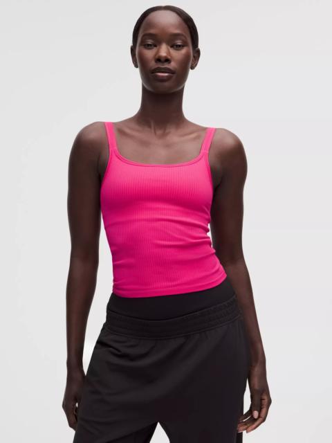 lululemon Ebb to Street Scoop-Neck Cropped Tank Top *Light Support, B/C Cup