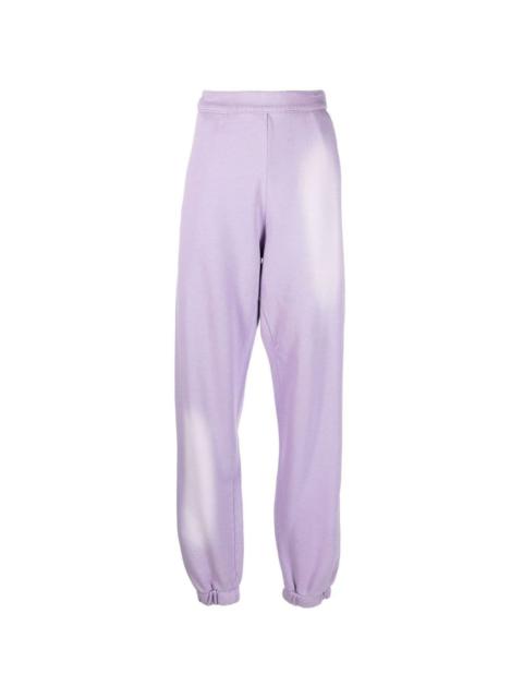 THE ATTICO bleach-effect slim track pants