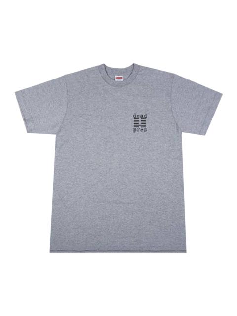 Supreme x Dead Prez Tee 'Grey'