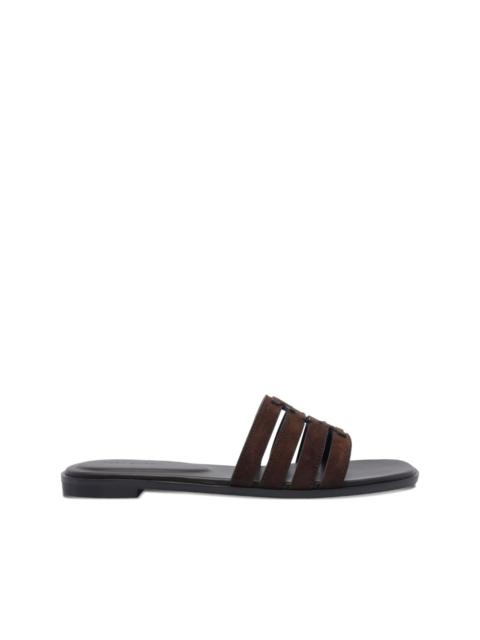 TORY BURCH suede flat sandals