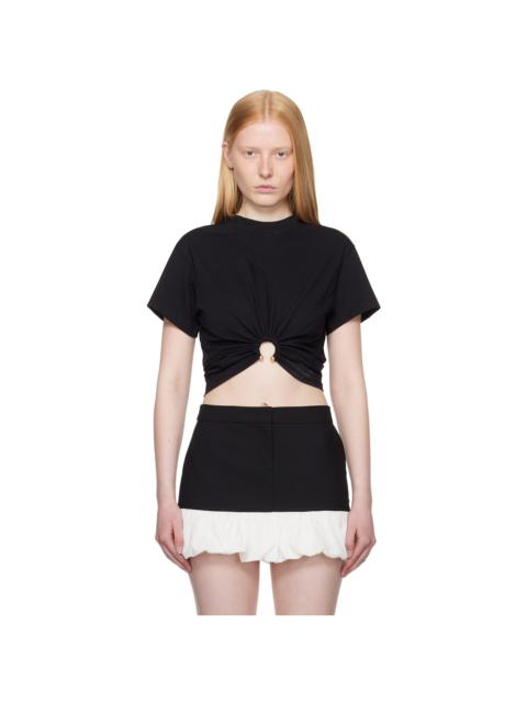 rabanne Black Piercing T-shirt