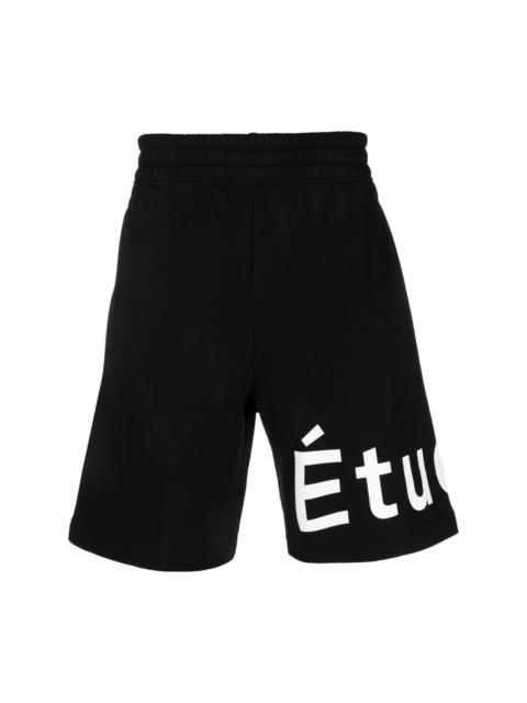 Étude logo-print track shorts