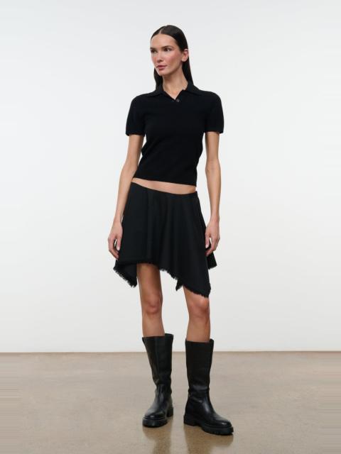 STAUD STAUD TYRA SKIRT BLACK