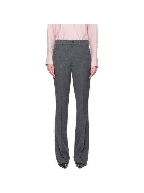 THE ATTICO Gray Long Trousers