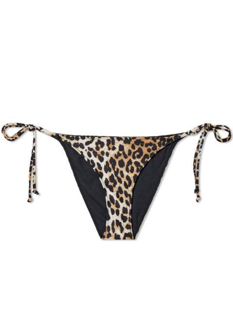 GANNI GANNI Tie Side Bikini Bottom