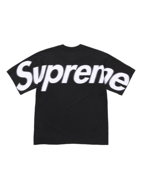 Supreme Supreme Intarsia Short-Sleeve T-Shirt 'Black' SS25KN13-BLACK