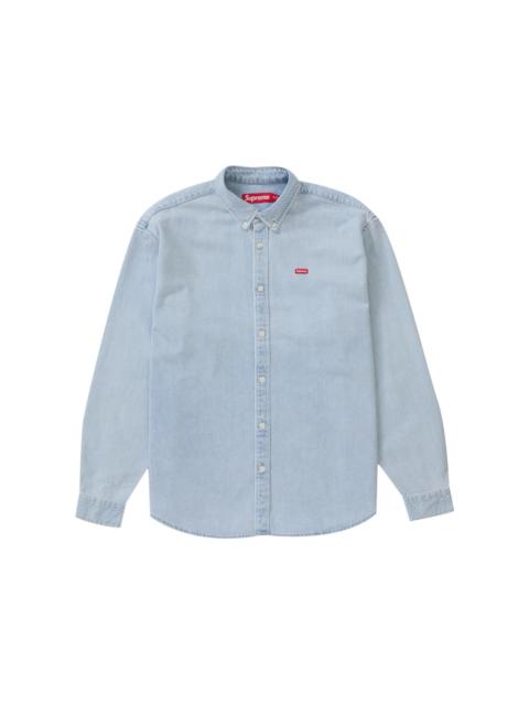 トップス supreme Small Box Shirt Washed Blue 25fw Supreme Supreme Small Box Shirt (SS24) Washed Blue | REVERSIBLE