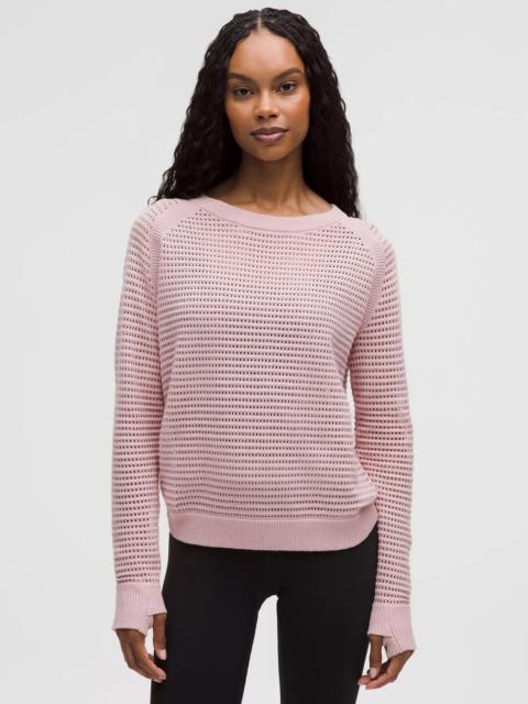 lululemon Pointelle-Knit Cotton Sweater