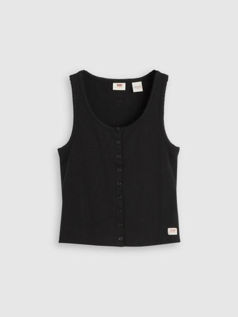 Levi's DRY GOODS WOMEN'S POINTELLE TANK TOP