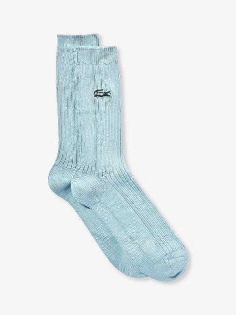 LACOSTE le FLEUR* x Lacoste logo-embroidered stretch-cotton blend socks