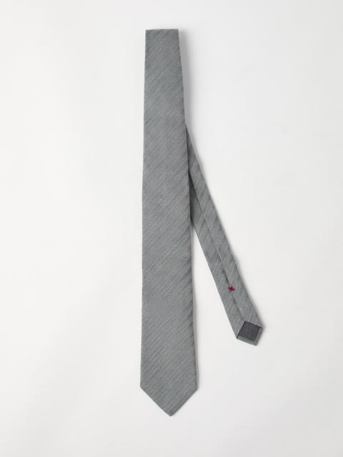 Brunello Cucinelli Silk chevron tie