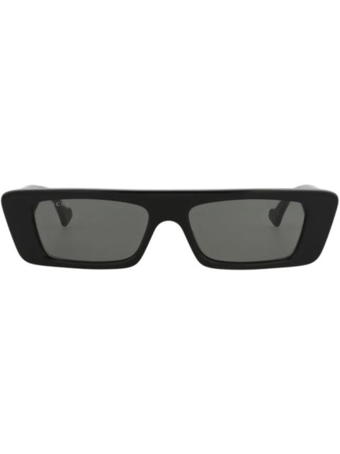 GUCCI Gucci Square-Frame Recycled Acetate Sunglasses Black Black Grey (GG1331S-30013890-001)
