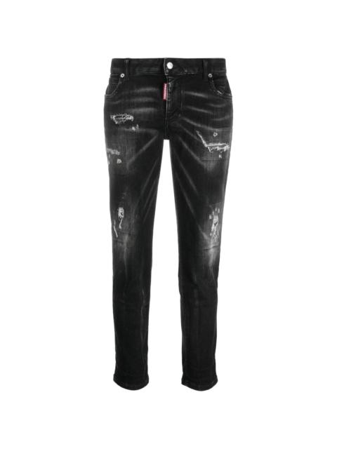 DSQUARED2 Cool Girl distressed slim-leg jeans