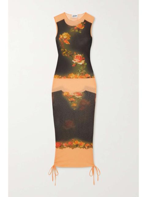 Jean Paul Gaultier Fleurs Petit Grand-print dress