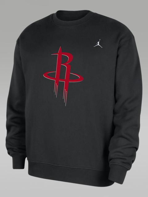 Jordan Houston Rockets Statement Essentials Men's Jordan NBA Fleece Crew-Neck Sweatshirt