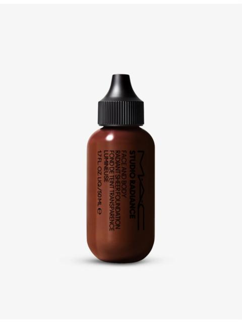 MAC Cosmetics Studio Radiance Face and Body Radiant Sheer foundation 50ml