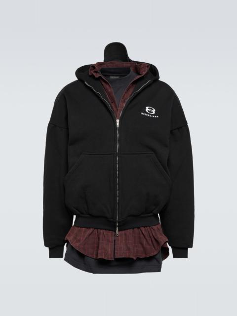 BALENCIAGA Unity Sports Icon layered oversized hoodie