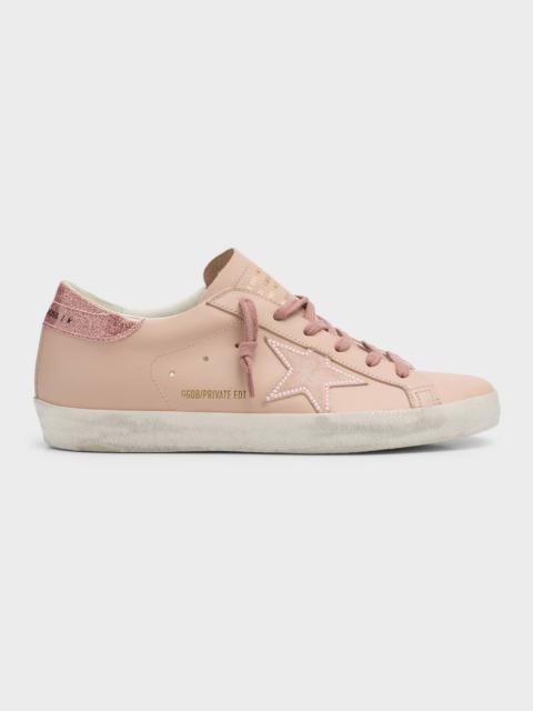 Superstar Leather Pearly Low-Top Sneakers