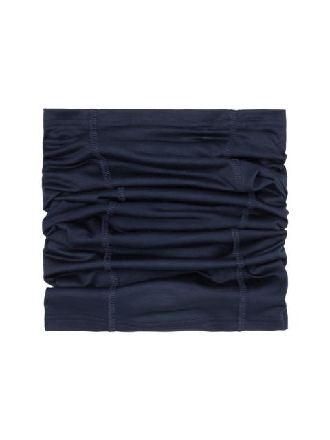RIER SSENSE Exlusive Navy Cache-Cou Jersey Wool Neck Warmer