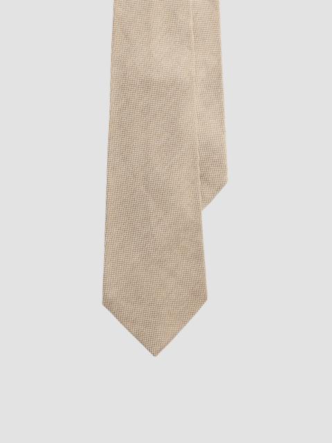 Ralph Lauren Men's Woven Silk-Linen Tie - Champagne