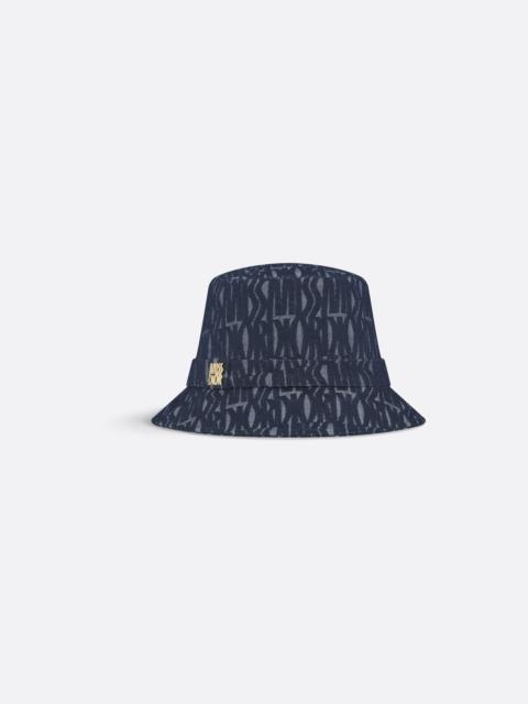 Dior Teddy-D Miss Dior Allover Small Brim Bucket Hat