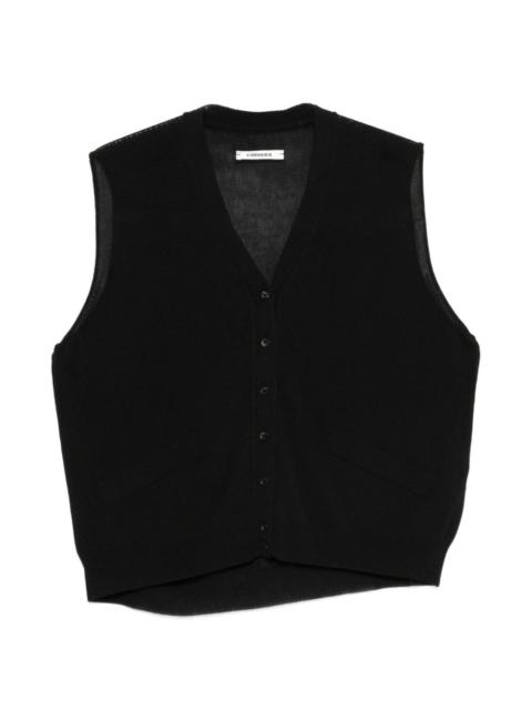 CORDERA button-up knitted top
