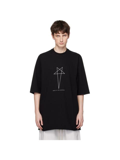 Rick Owens DRKSHDW Black Temple Jumbo S/S T-shirt