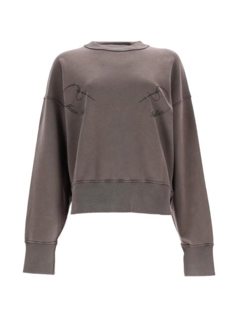 Jean Paul Gaultier long-sleeve embroidered sweatshirt