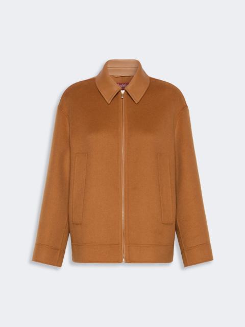 Max Mara SFERE Double wool, cashmere and silk coat - CARAMEL