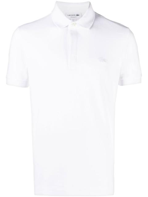 LACOSTE logo-patch polo shirt