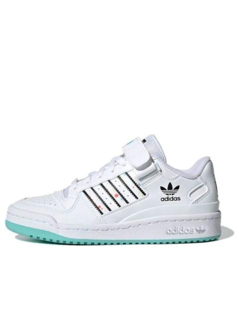 adidas adidas originals Forum Low J x Kevin Lyon 'White Black Blue' H01440