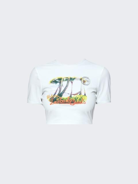 CHRISTOPHER ESBER Lambada Sands Knot Tie Tee White